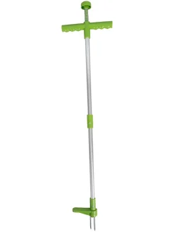 Urządzenie w kolorze srebrno-zielonym do usuwania chwastów - dł. 100 cm