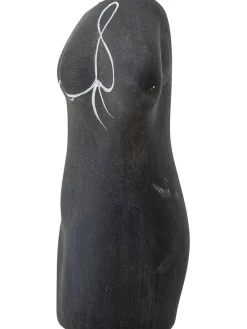 Wazon "Lulu" w kolorze czarnym - 14,5 x 16 cm