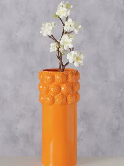 Wazon "Orange" w kolorze pomarańczowym - wys. 36 x Ø 16 cm