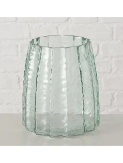 Wazon "Pernilla" w kolorze turkusowym - wys. 20 x Ø 18 cm