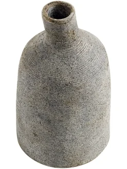 Wazon "Stain" w kolorze brązowo-szarym - wys. 26 x Ø 14,5 cm