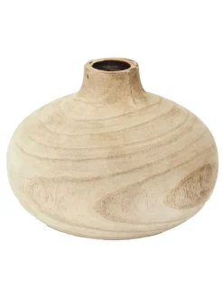 Wazon w kolorze beżowym - wys. 14,5 x Ø 20,5 cm