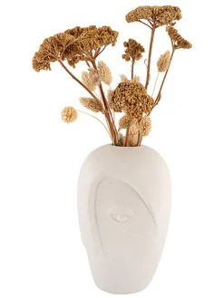 Wazon w kolorze białym - wys. 19,5 cm