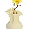 Wazon w kolorze białym - wys. 22 x Ø 14 cm