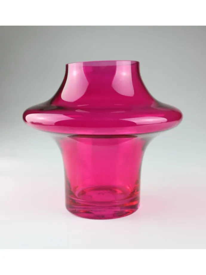 Wazon w kolorze różowym - wys. 20 x Ø 20 cm