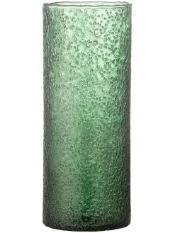 Wazon "Zenta" w kolorze zielonym - wys. 32 x Ø 13 cm