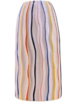 Wazon ze wzorem - wys. 21 x Ø 10,5 cm