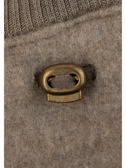 Wełniane rękawiczki w kolorze brązowym