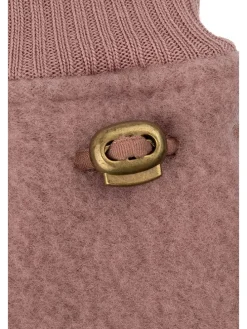 Wełniane rękawiczki w kolorze szaroróżowym
