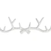Wieszak ścienny "Antlers" w kolorze białym - 38 x 4 x 11 cm