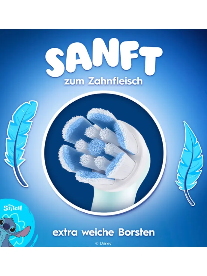 Wymienne końcówki (8 szt.) "iO Kids Stitch" w kolorze błękitnym