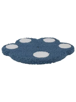 Zabawka w kolorze niebiesko-białym dla kota - wys. 25 x Ø 22 cm