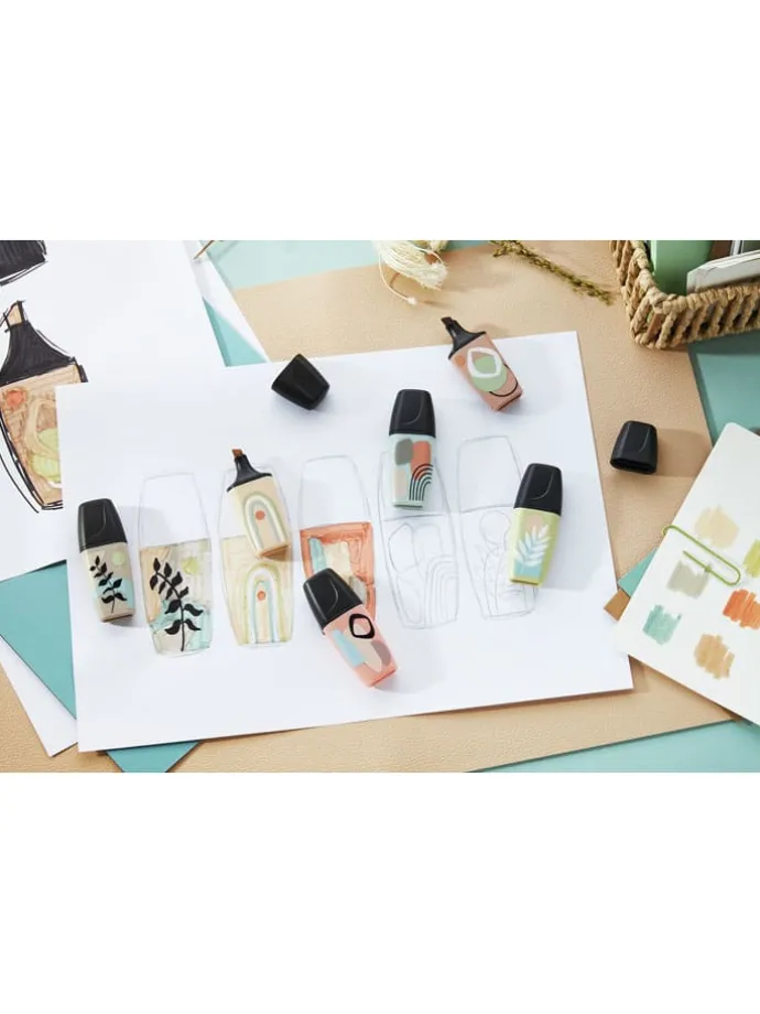 Zakreślacze (6 szt.) "STABILO BOSS MINI Naturevibes”