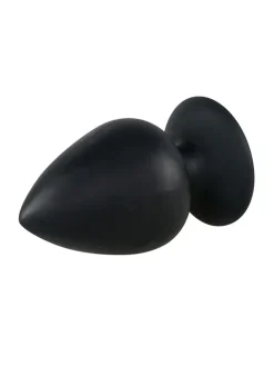 Zatyczka analna "Extra Butt" w kolorze czarnym - dł. 14 cm