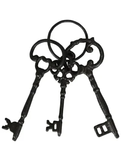 Zawieszka dekoracyjna "Keychain" w kolorze brązowym - dł. 22 cm