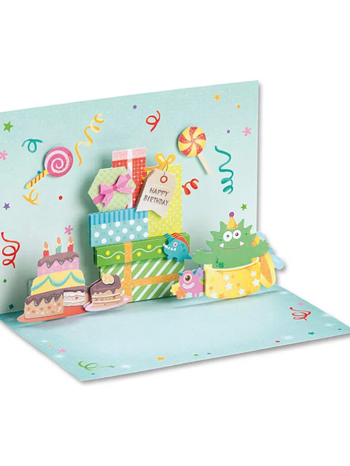 Zestaw "Birthday 3D PopUp cards" ze wzorem do rękodzieła