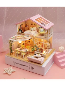 Zestaw budowlany "Pink House" - 14+