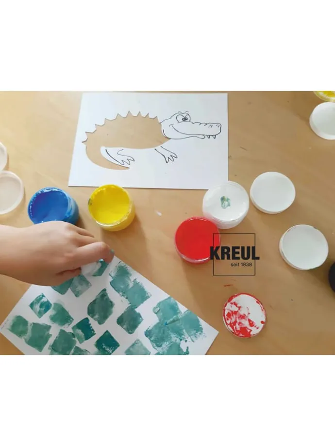 Zestaw kreatywny "Play me paintbox - Spines, fur and scales" - 4+