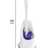 Zestaw WC w kolorze biało-niebieskim - wys. 42 x Ø 13,5 cm