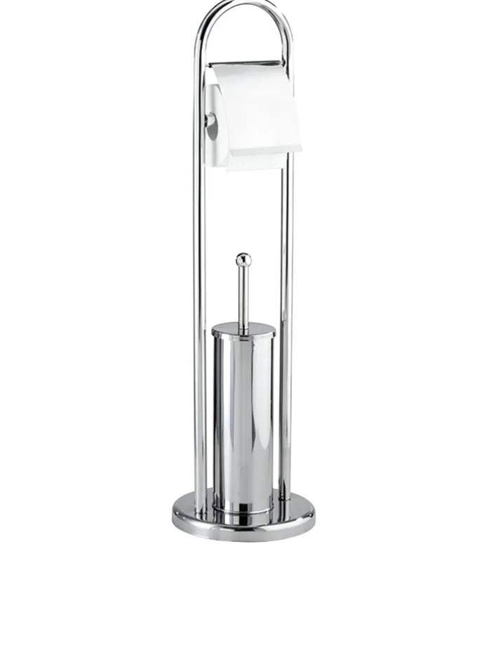 Zestaw WC w kolorze srebrnym - wys. 81 cm