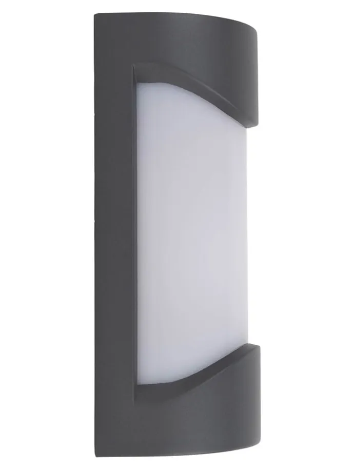Zewnętrzna lampa ścienna "Praline" w kolorze antracytowym - wys. 25 cm